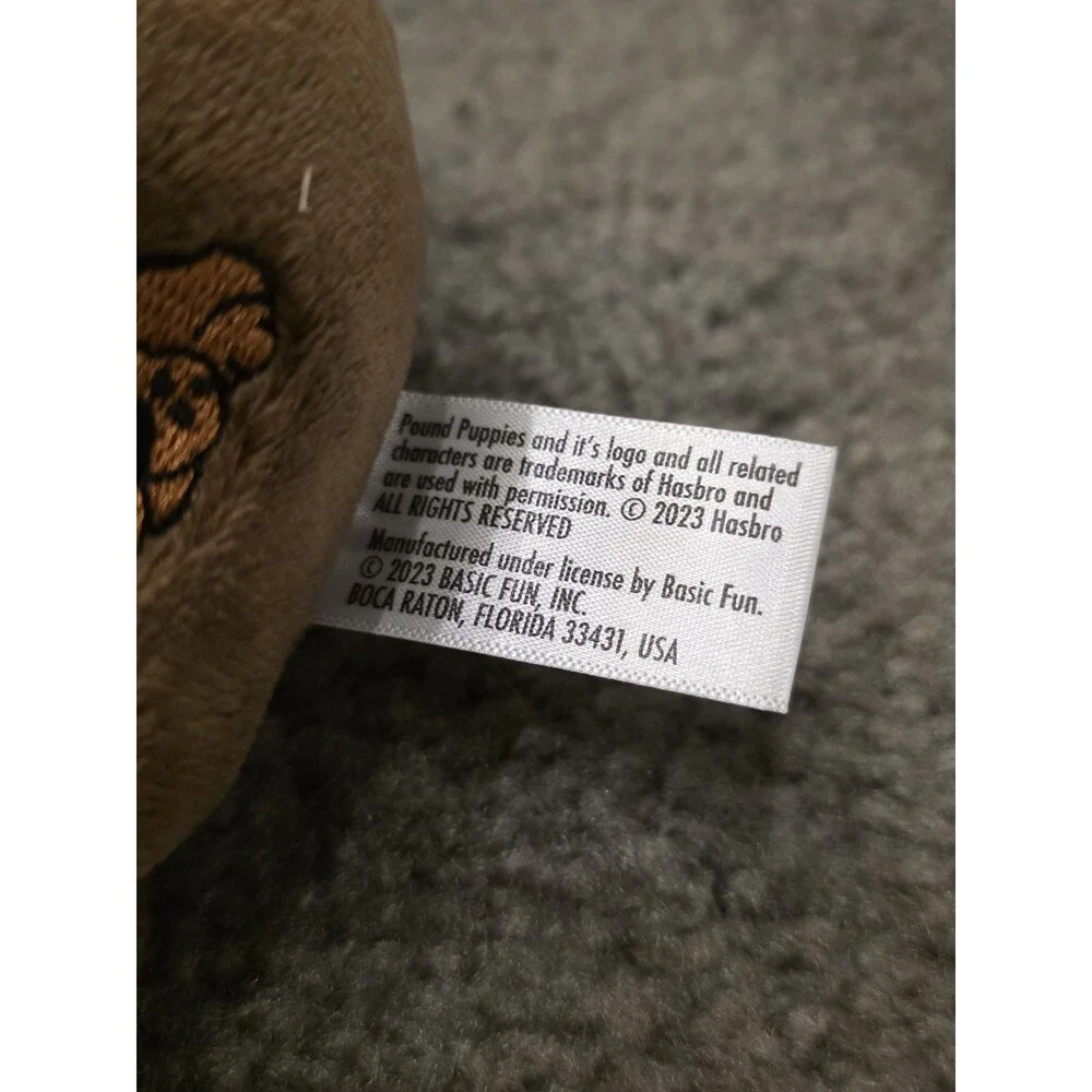Hasbro Classic Collection Pound Puppy Plush Hasbro 2023 Brown Dog Stuffed Animal